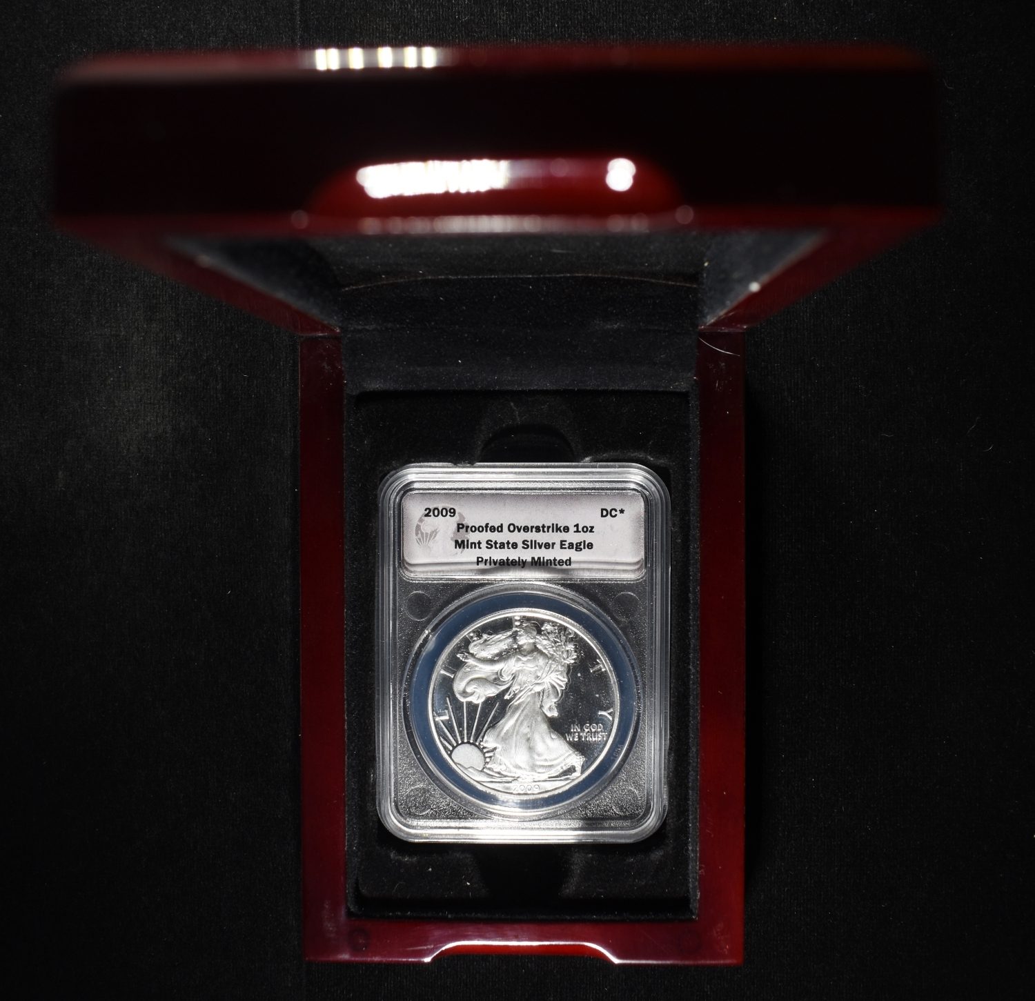 2009 ASE PROOFED OVERSTRIKE PRIVATELY MINTED