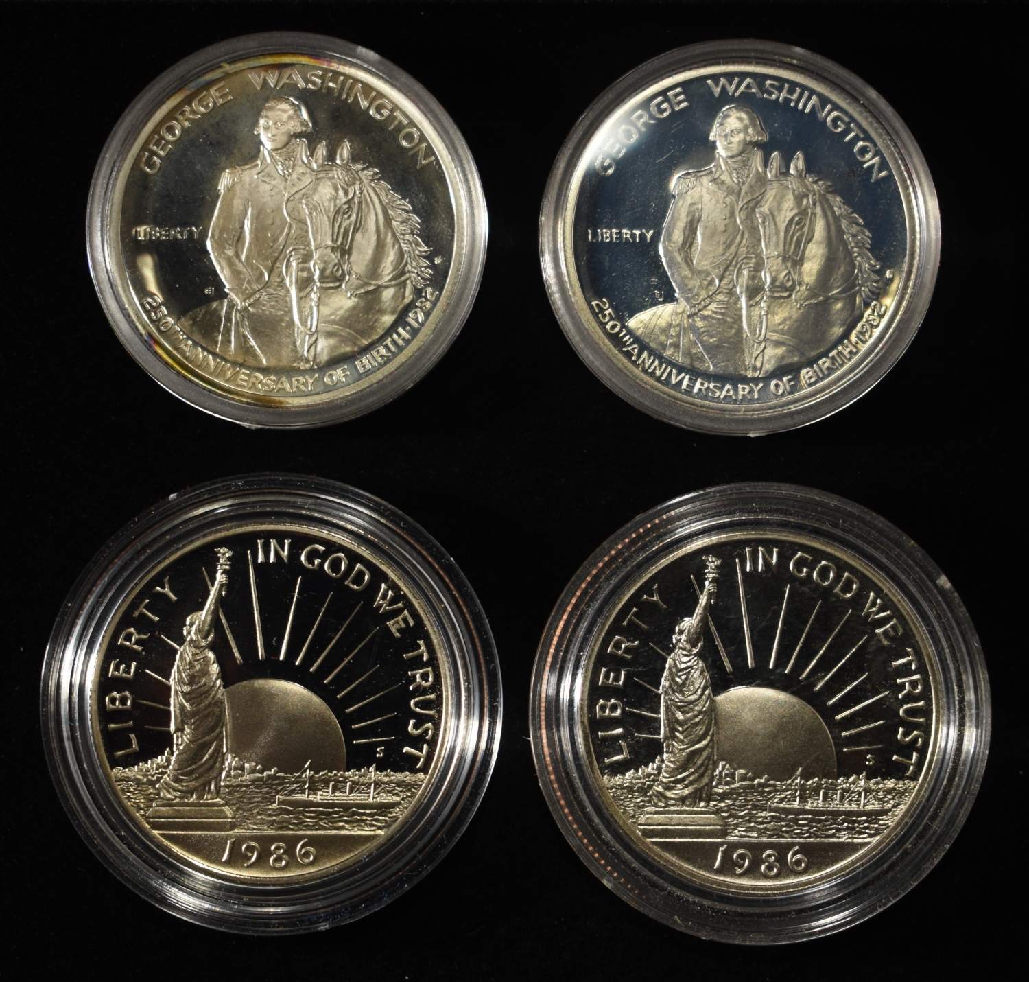 (4) COMMEM HALF DOLLARS