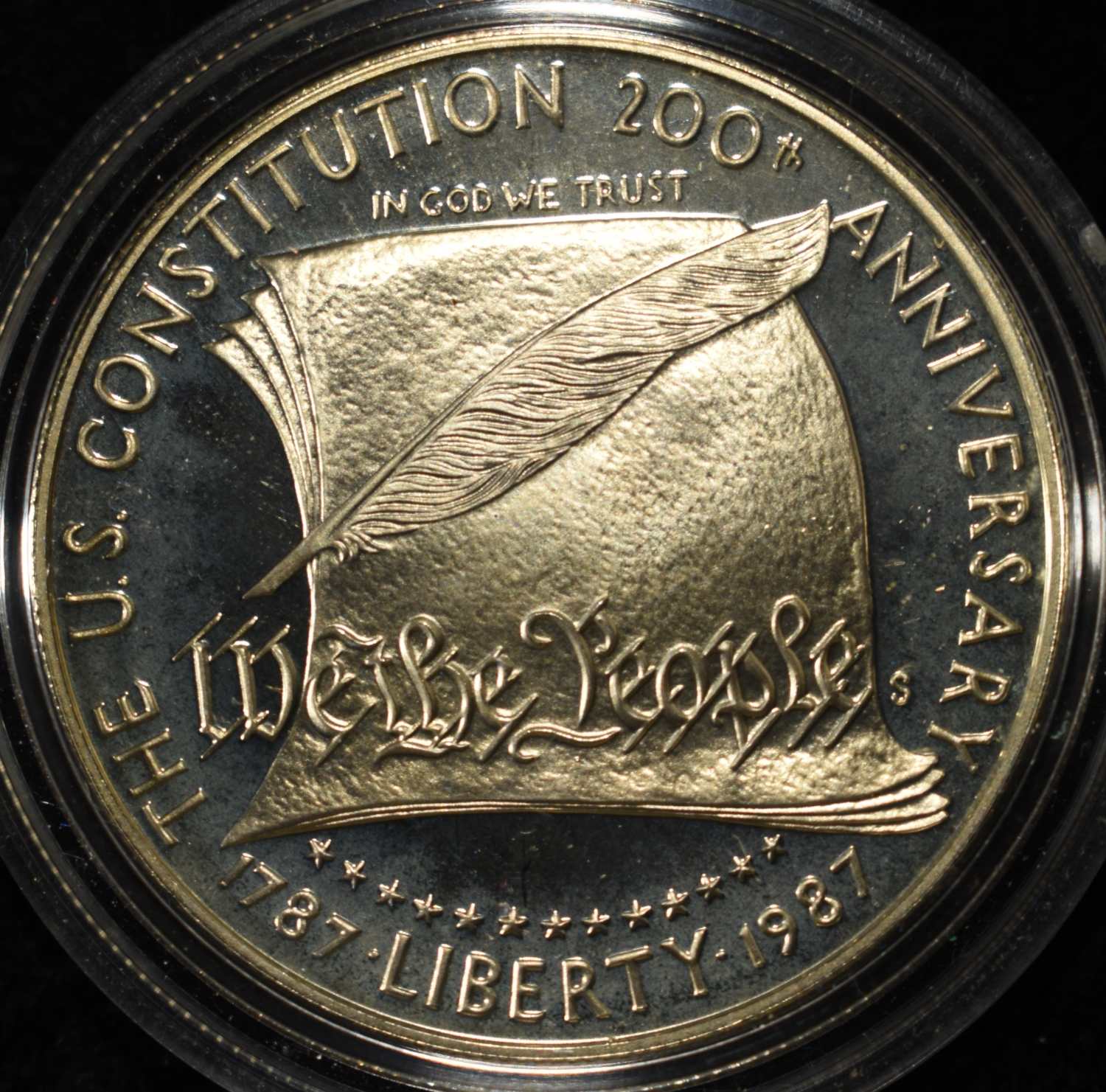 1987-S $1 COMMEM CONSTITUTION
