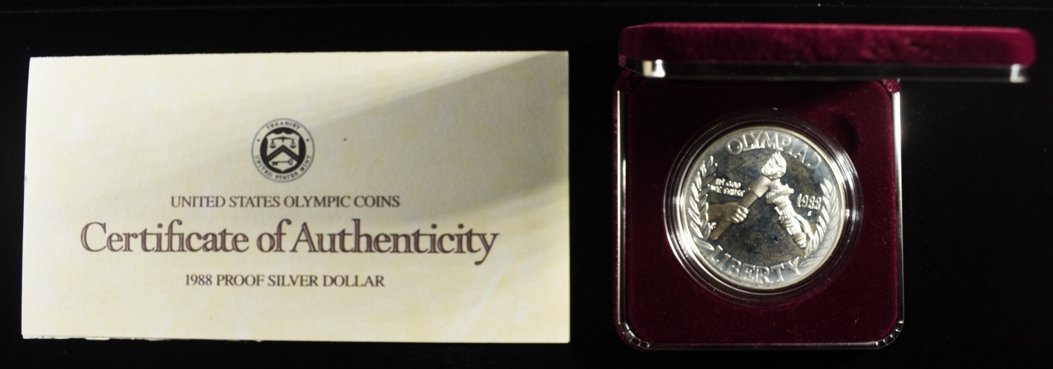 1988-S $1 COMMEM OLYMPIC