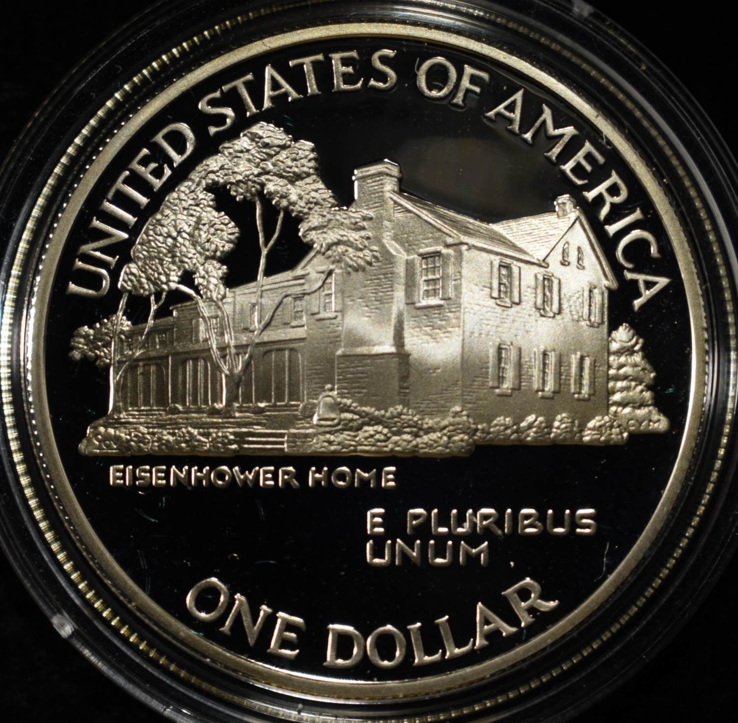 1990-P $1 COMMEM EISENHOWER PROOF