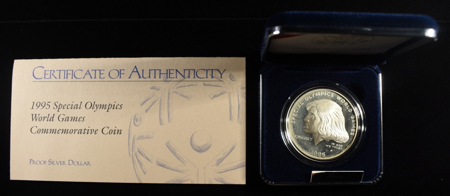 1995-P $1 COMMEM SPECIAL OLYMPICS WORLD GAMES
