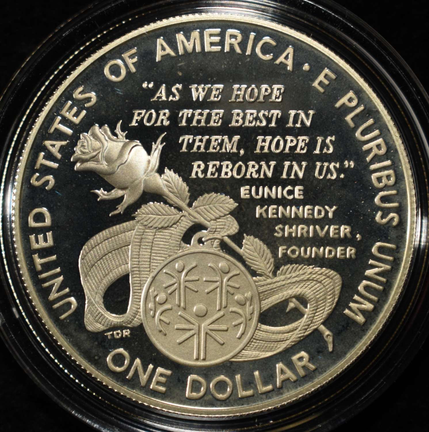 1995-P $1 COMMEM SPECIAL OLYMPICS WORLD GAMES