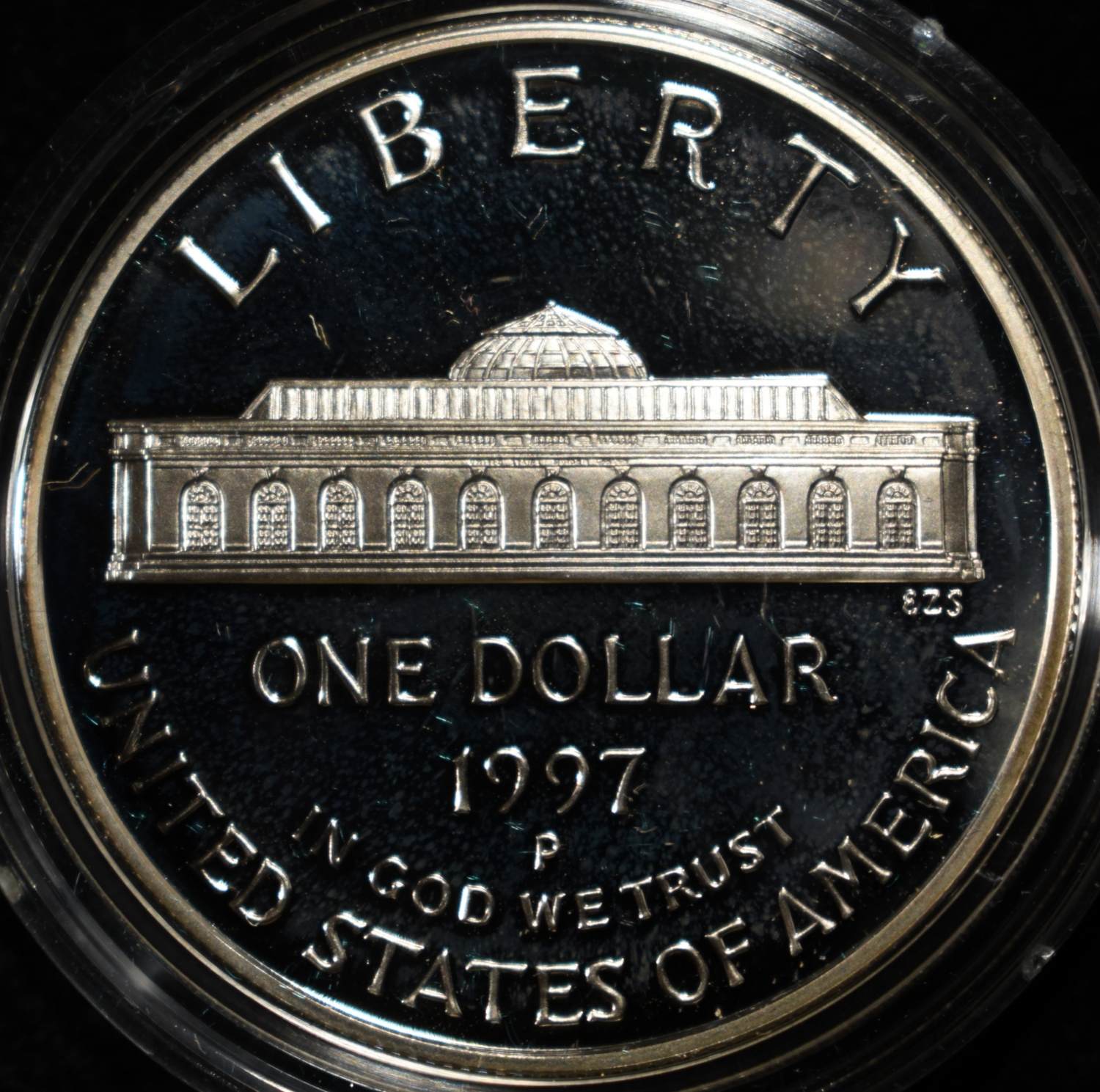 1997-P $1 COMMEM BOTANIC GARDEN PROOF