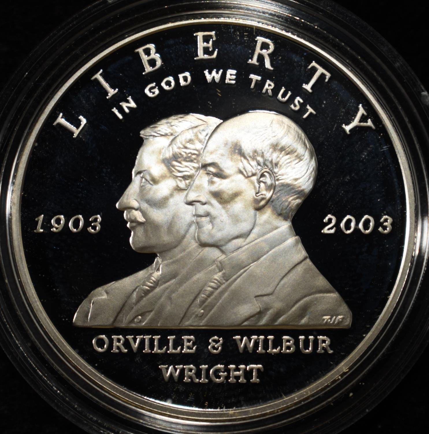 2003-P $1 COMMEM FIRST FLIGHT PROOF