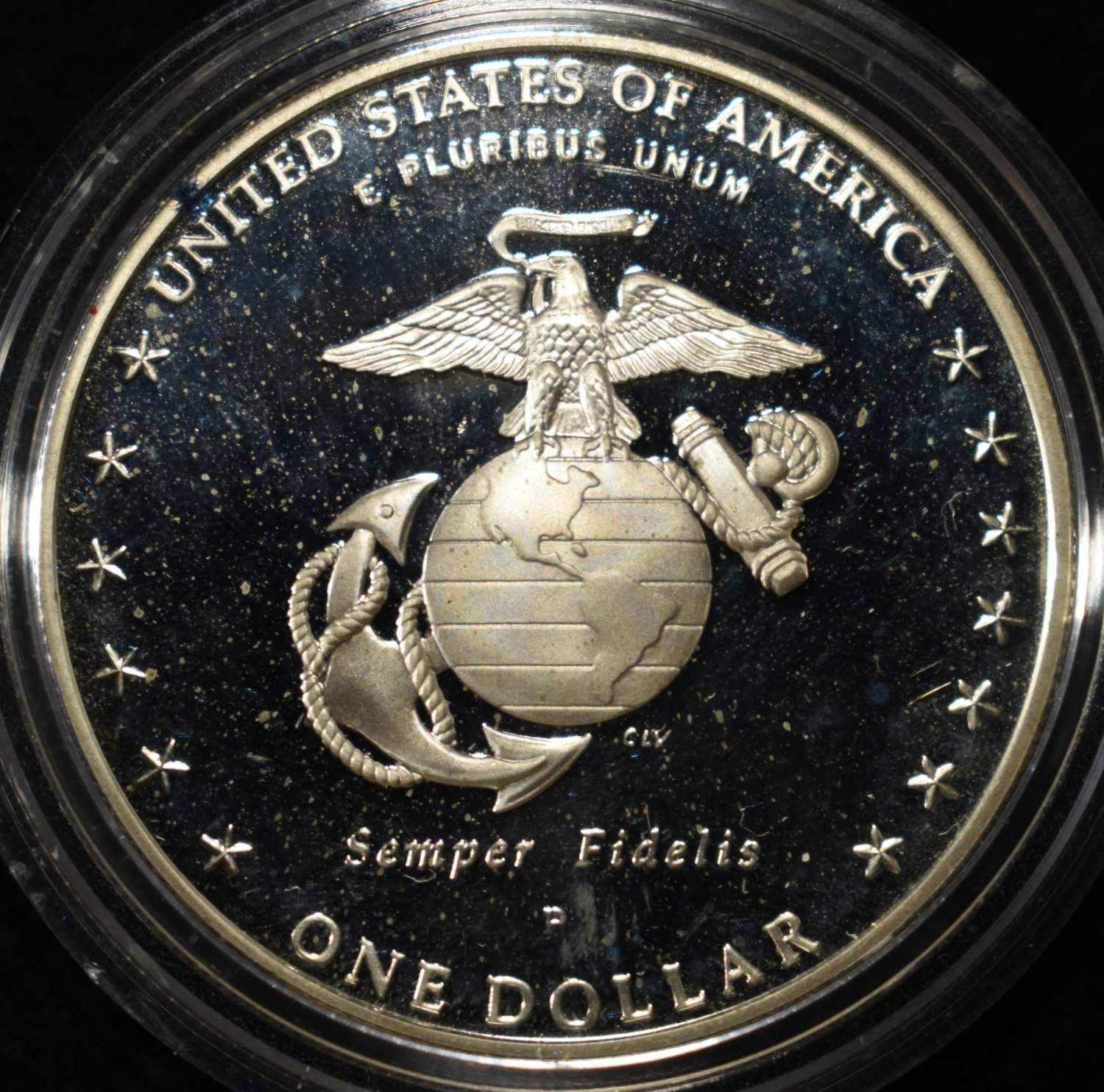 2005-P $1 COMMEM MARINE CORPS PROOF