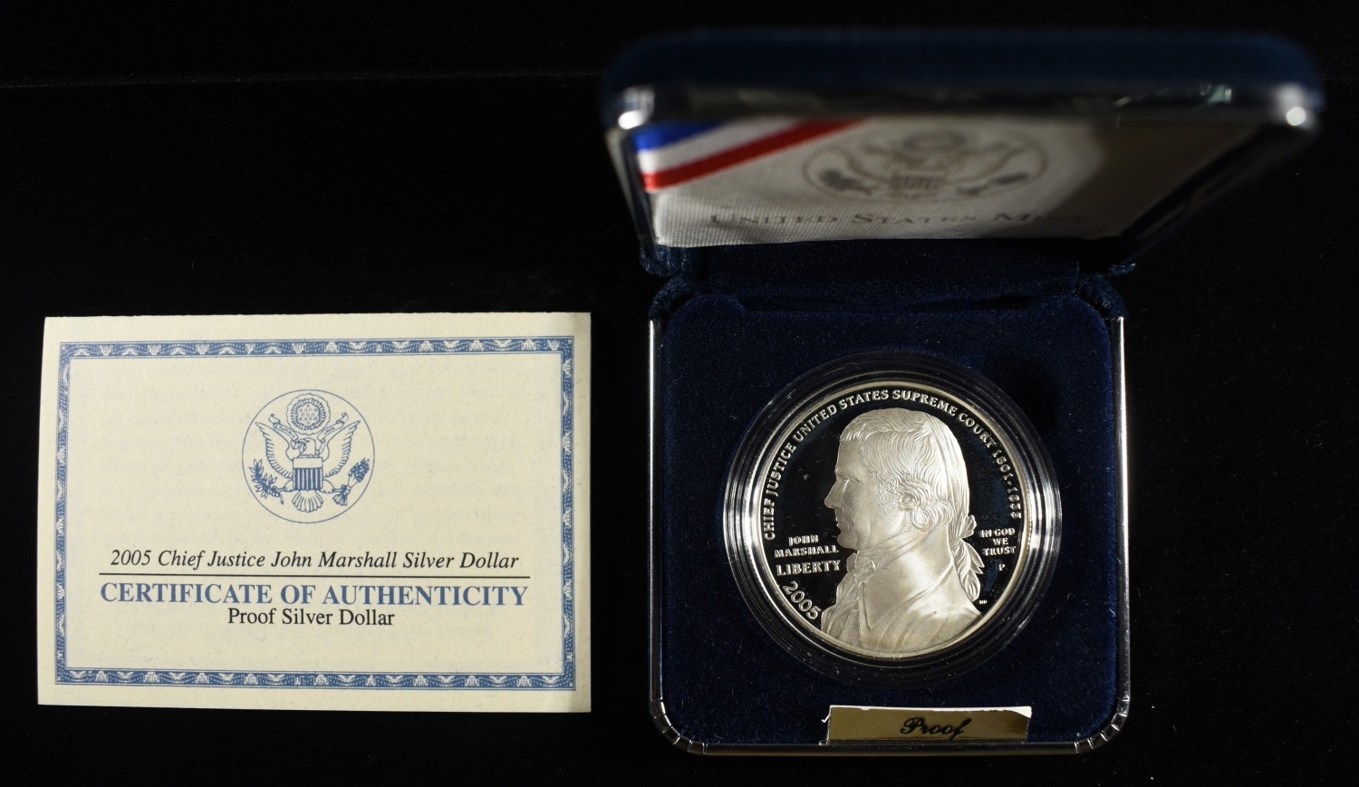 2005-P $1 COMMEM CHIEF JUSTICE MARSHALL PROOF
