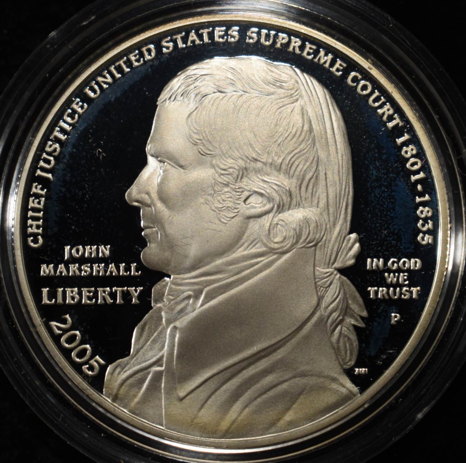 2005-P $1 COMMEM CHIEF JUSTICE MARSHALL PROOF