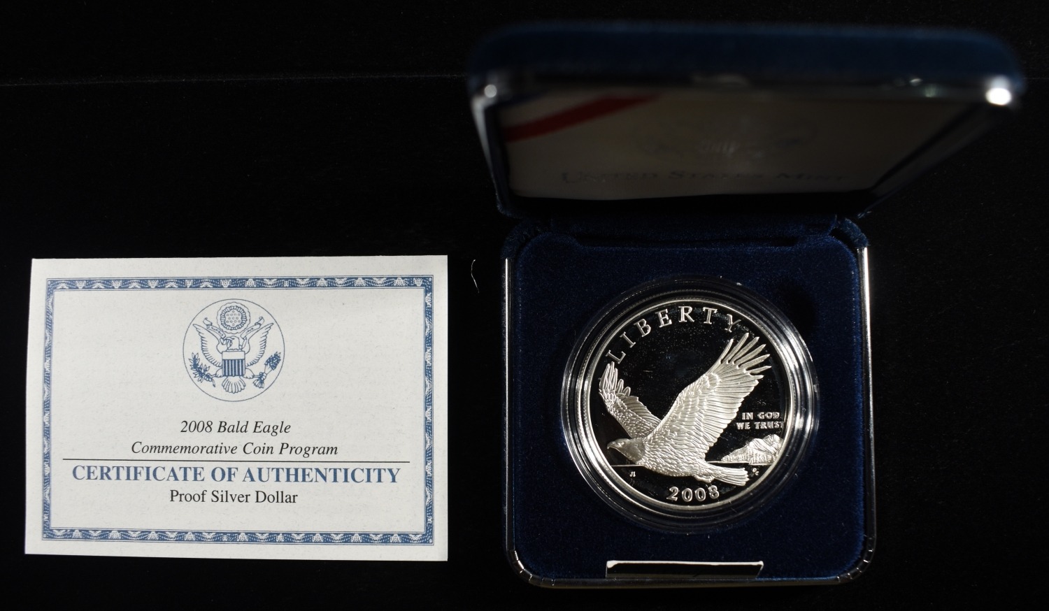 2008-P $1 COMMEM BALD EAGLE PROOF