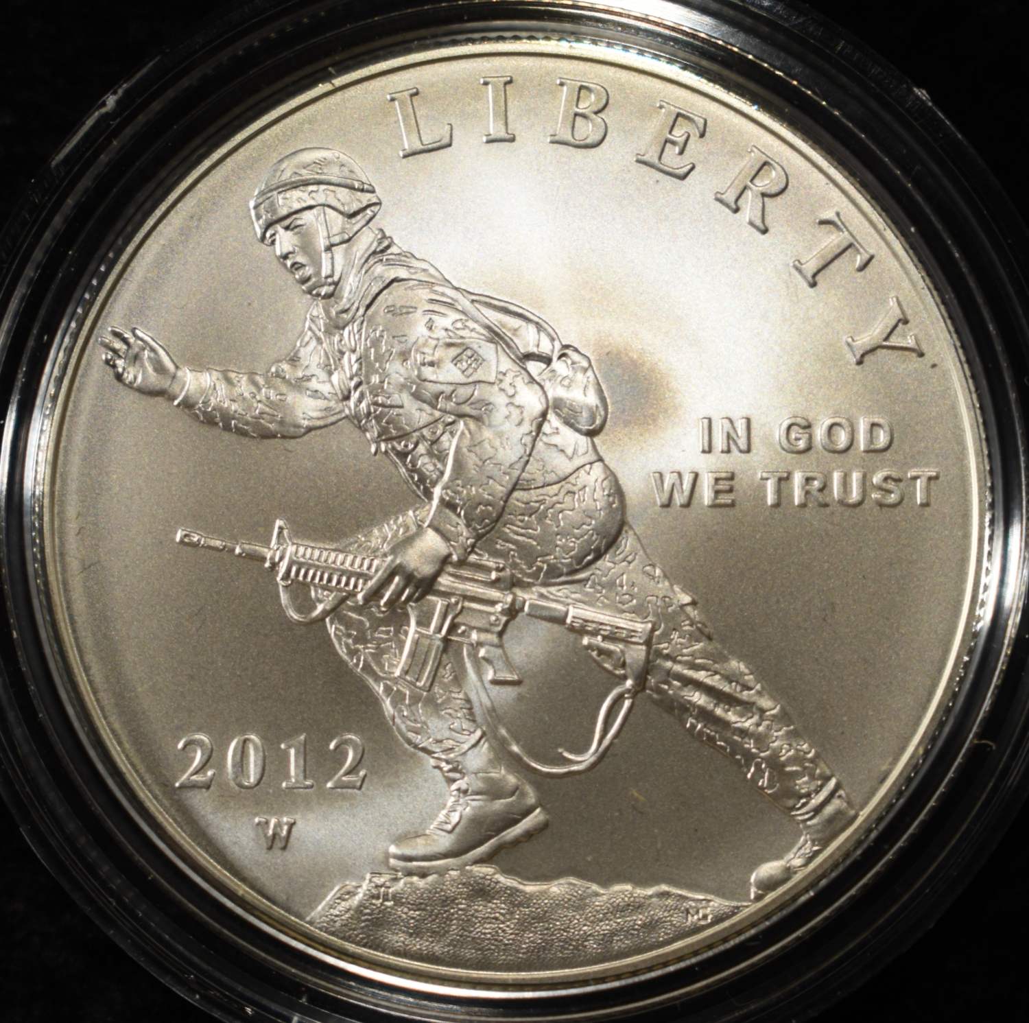 2012-W $1 COMMEM INFANTRY SOLDIER