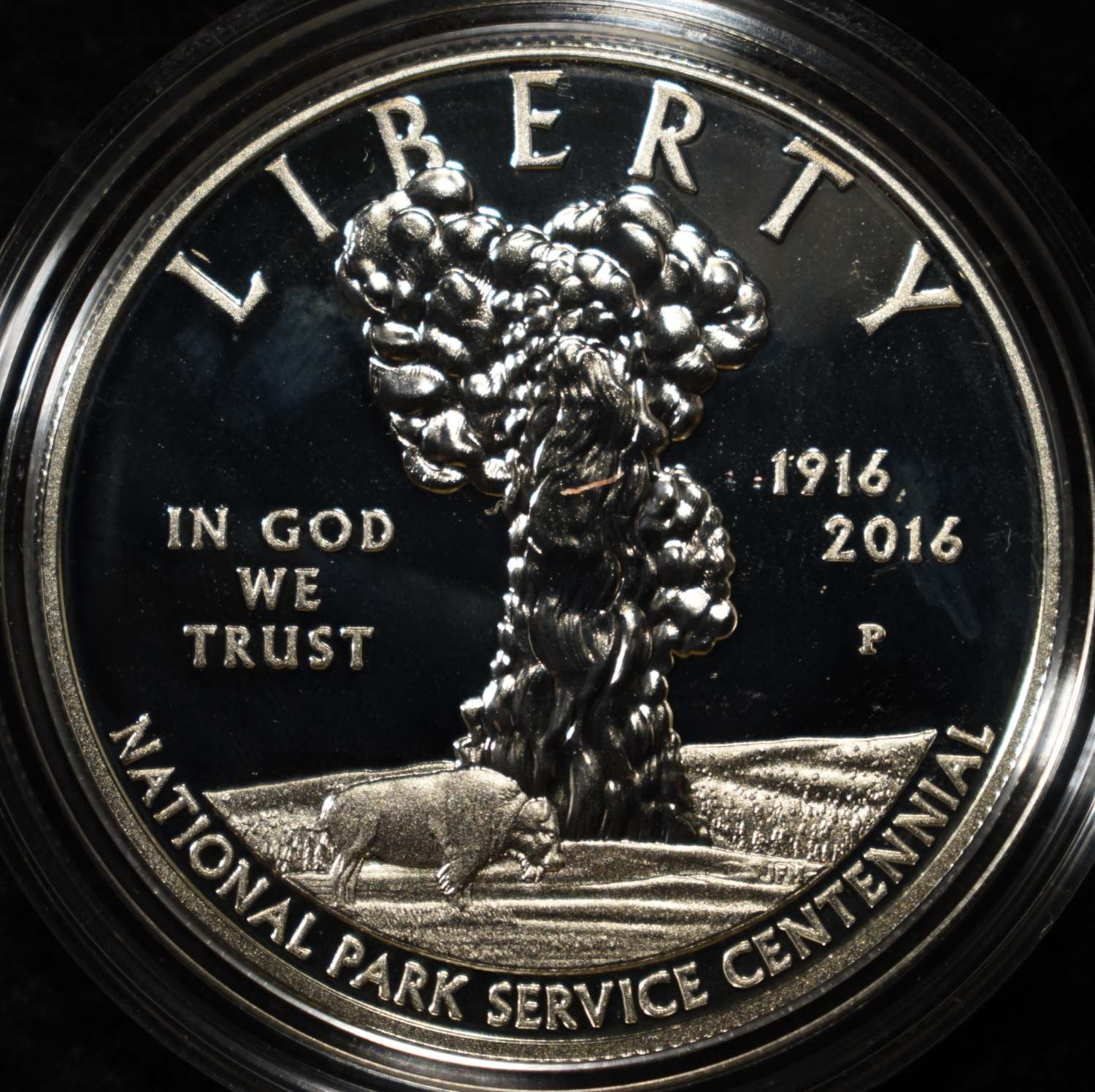 2016-P $1 COMMEM NATIONAL PARK SERVICE PROOF