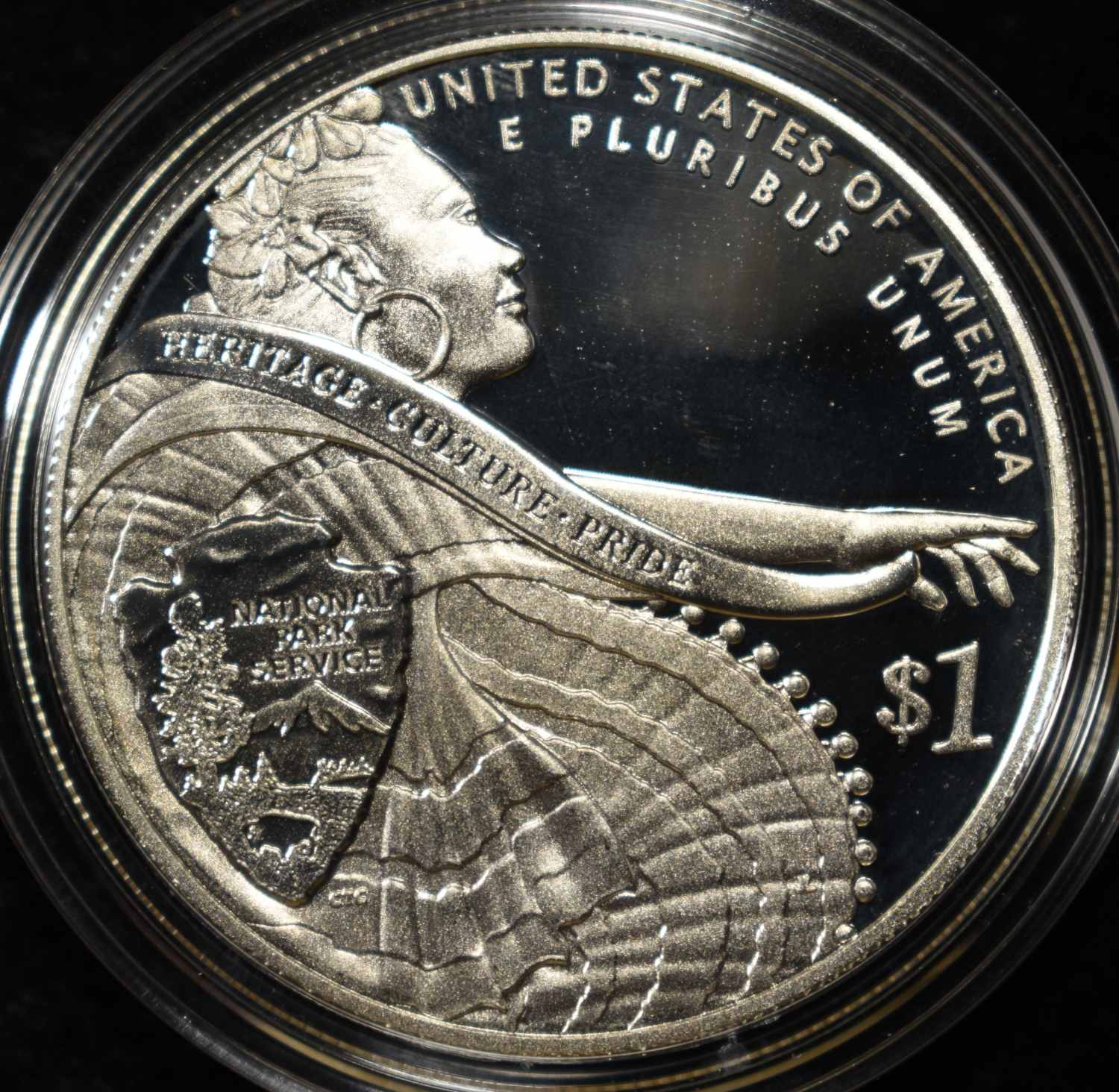 2016-P $1 COMMEM NATIONAL PARK SERVICE PROOF