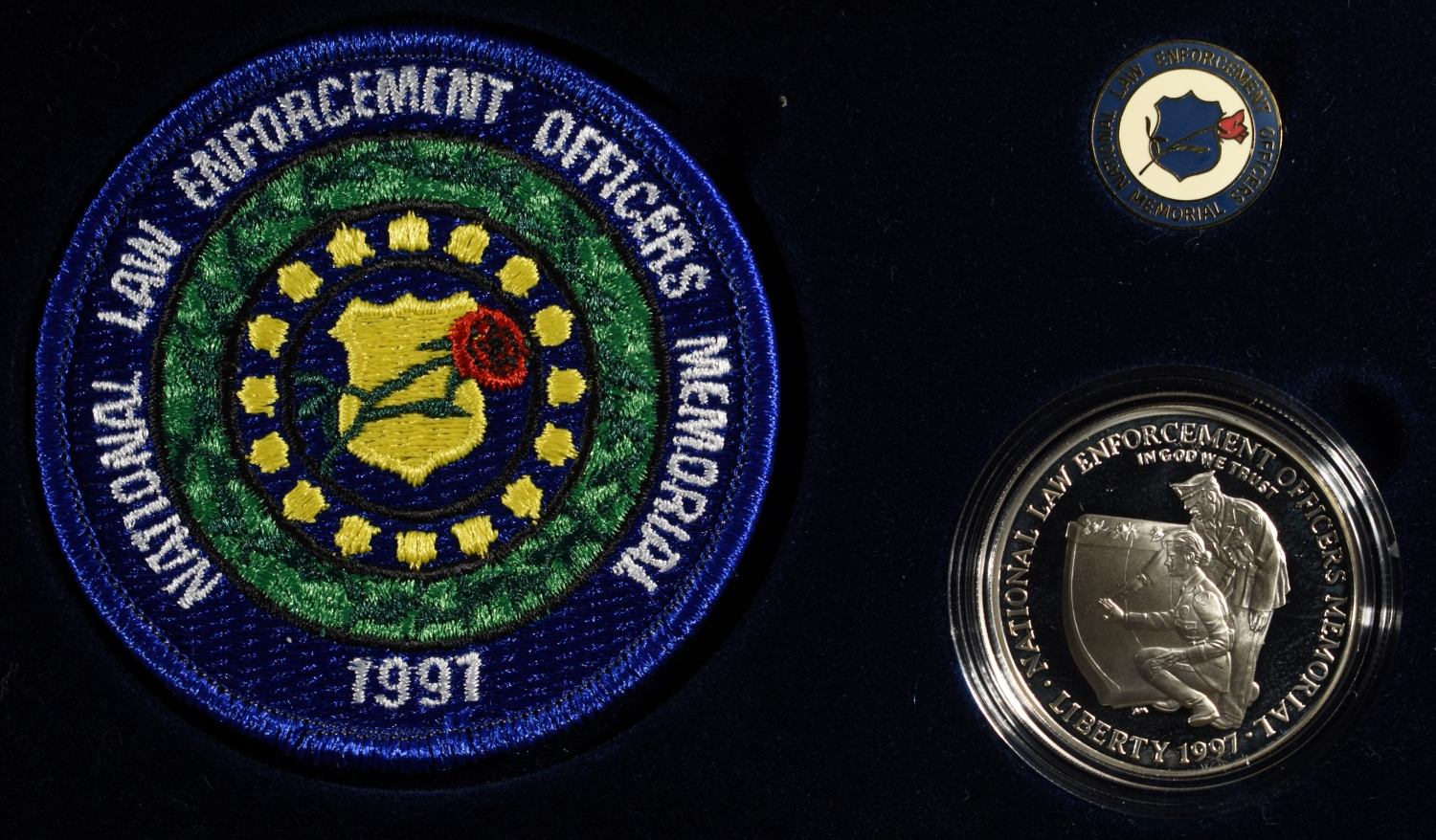 1997-P LAW ENFORCEMENT MEMORIAL INSIGNIA SET