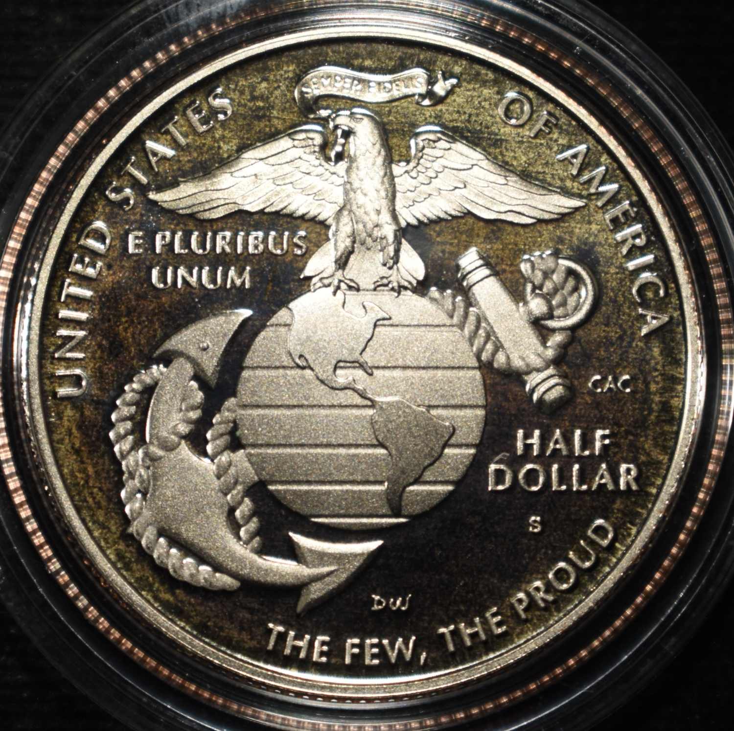 2025-S 50C COMMEM USMC PROOF