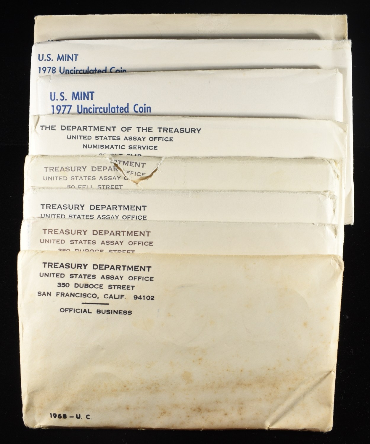 1968-1972 & 1977-1979 MINT SETS