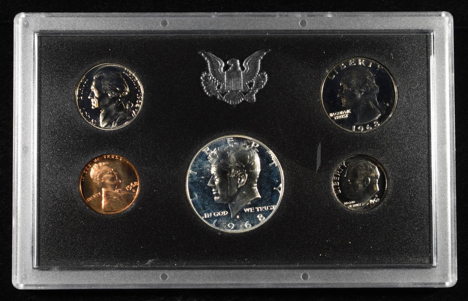 (5) 1968 US PROOF SETS