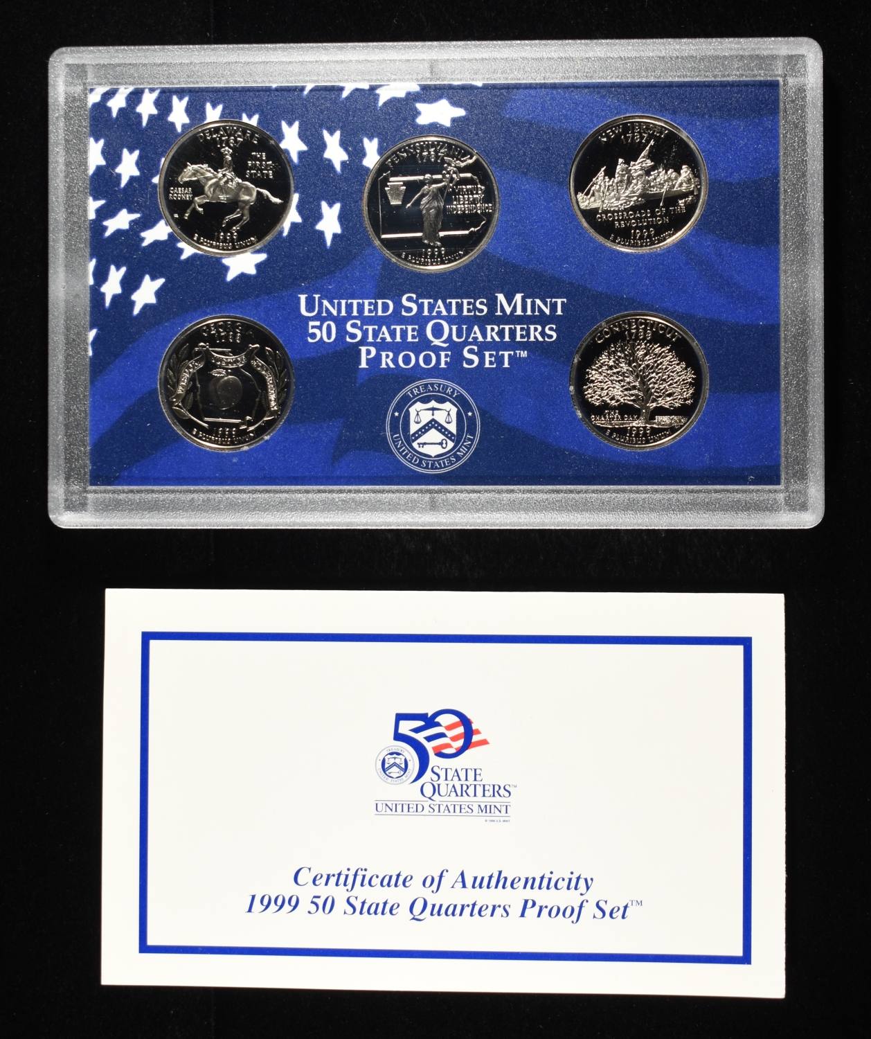 1999-2009 & 2013 QUARTER PROOF SETS MISSING 2007