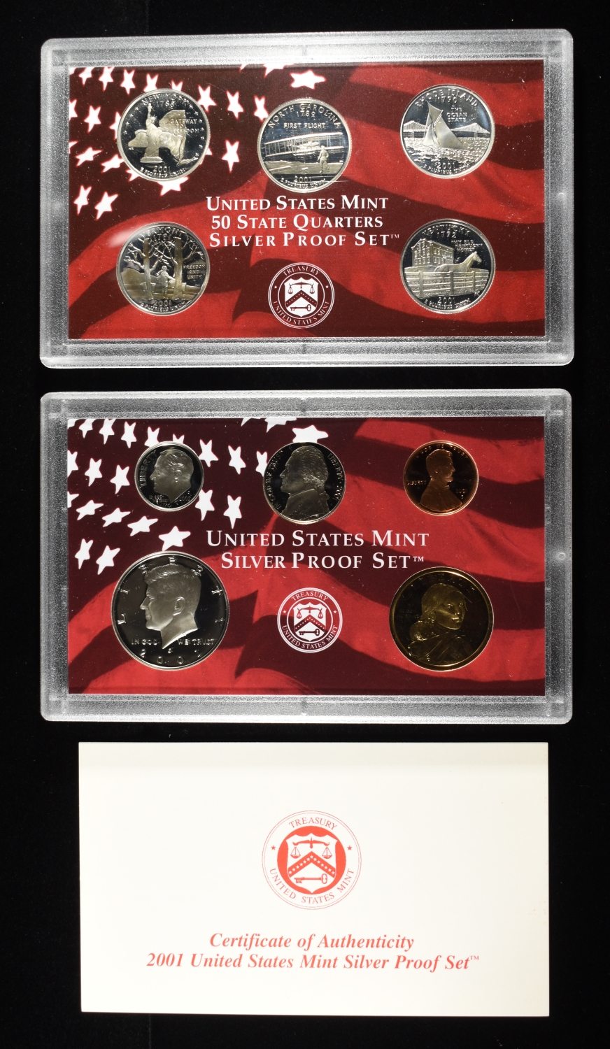 2001 US SILVER PROOF SET