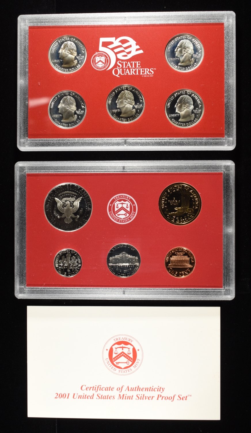 2001 US SILVER PROOF SET