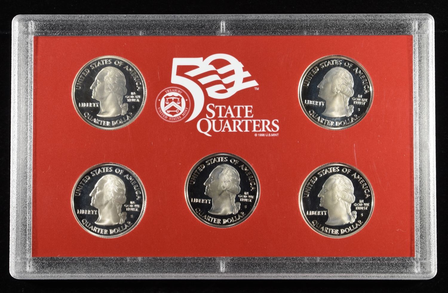 2005-S STATE QUARTER SILVER PROOF SET