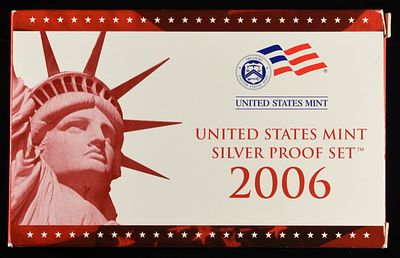 2006 SILVER PROOF SET. TOP RATED AUCTION HOUSE ESTIMATE $150 - $200.