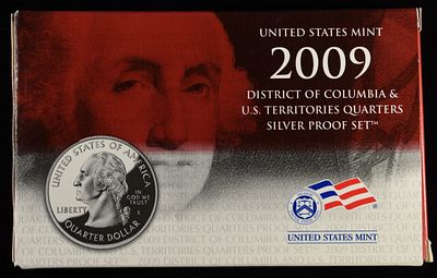 2009 SILVER QUARTER PROOF SET. TOP RATED AUCTION HOUSE ESTIMATE $100 - $150.