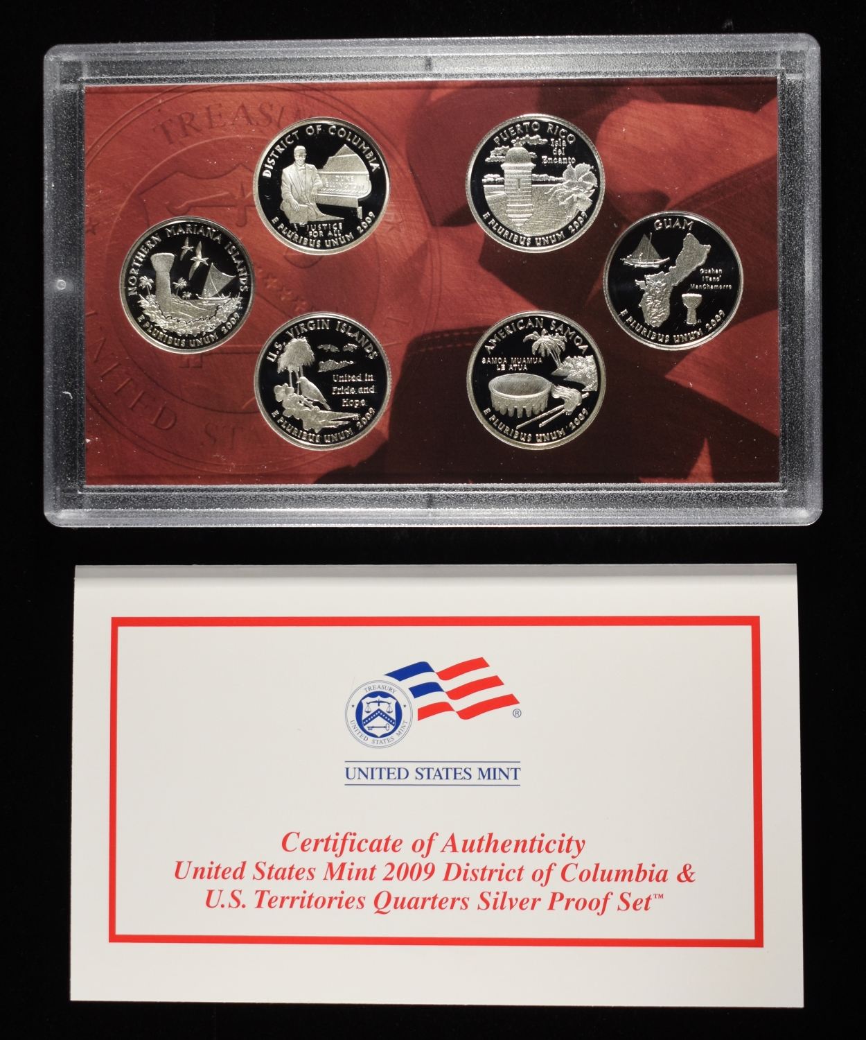 2009 SILVER QUARTER PROOF SET