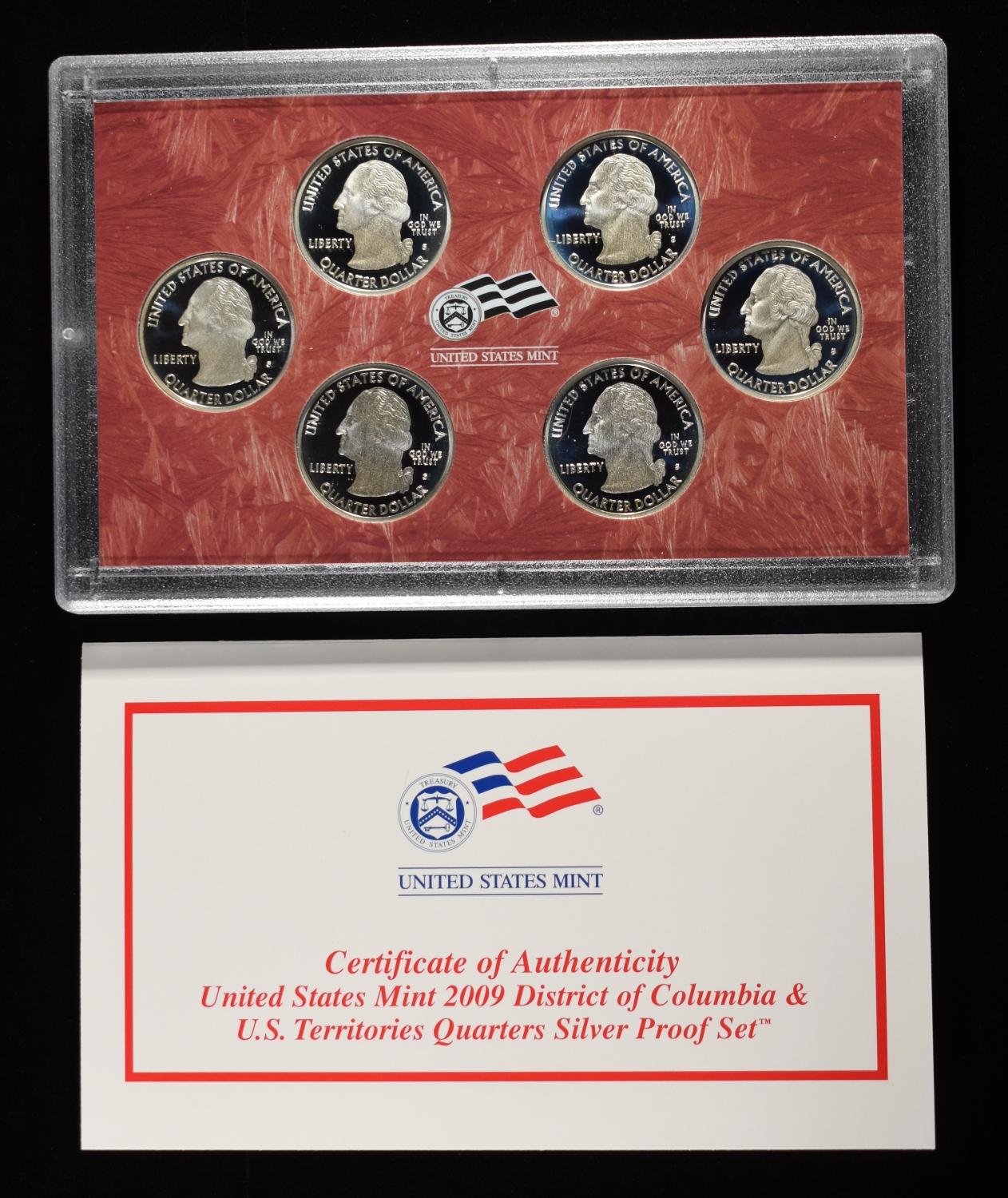 2009 SILVER QUARTER PROOF SET
