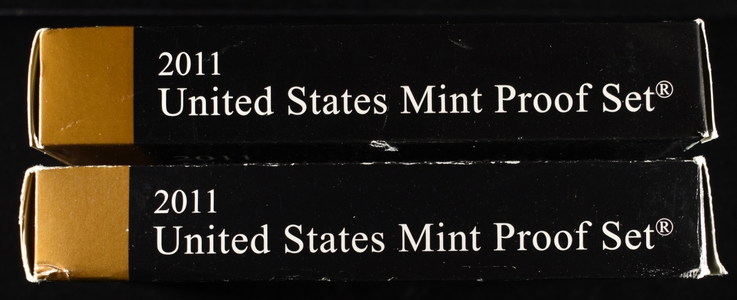 (2) 2011 US PROOF SETS