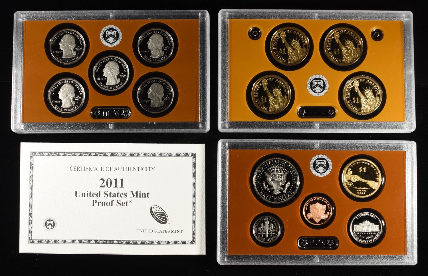 (2) 2011 US PROOF SETS