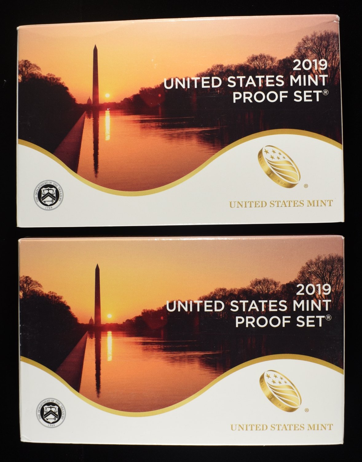 (2) 2019 MINT PROOF SETS