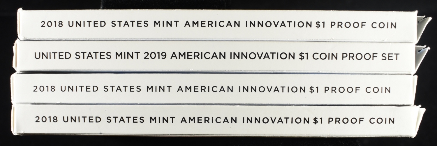 2019 & (3) 2018 $1 INNOVATION PROOF SETS
