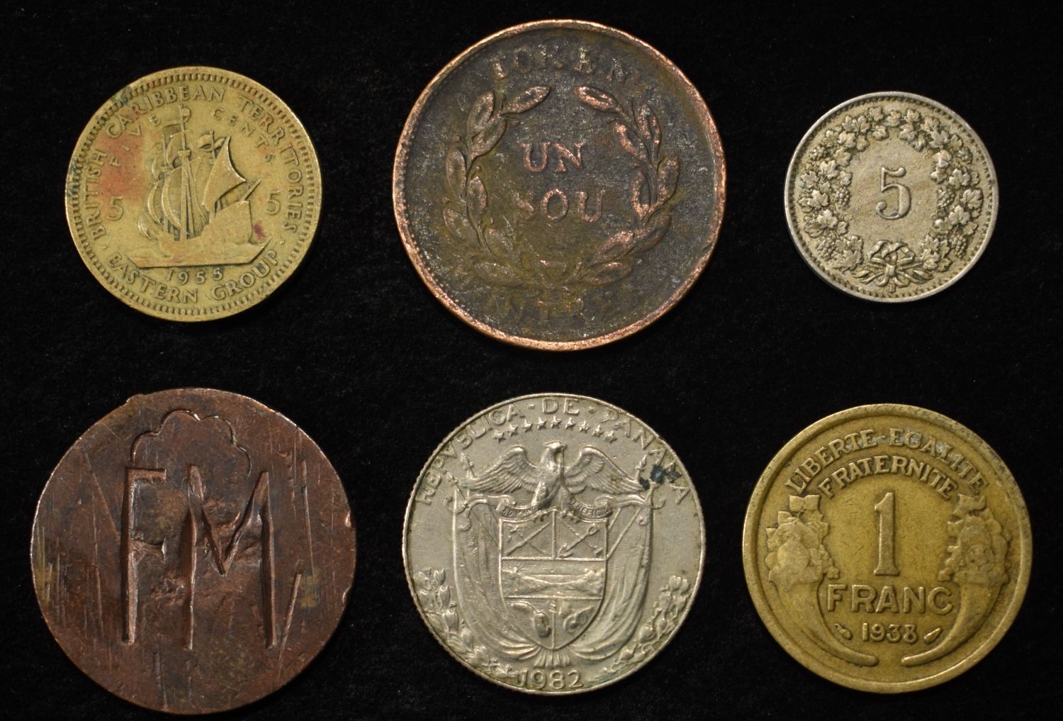 5 LBS FOREIGN COINS