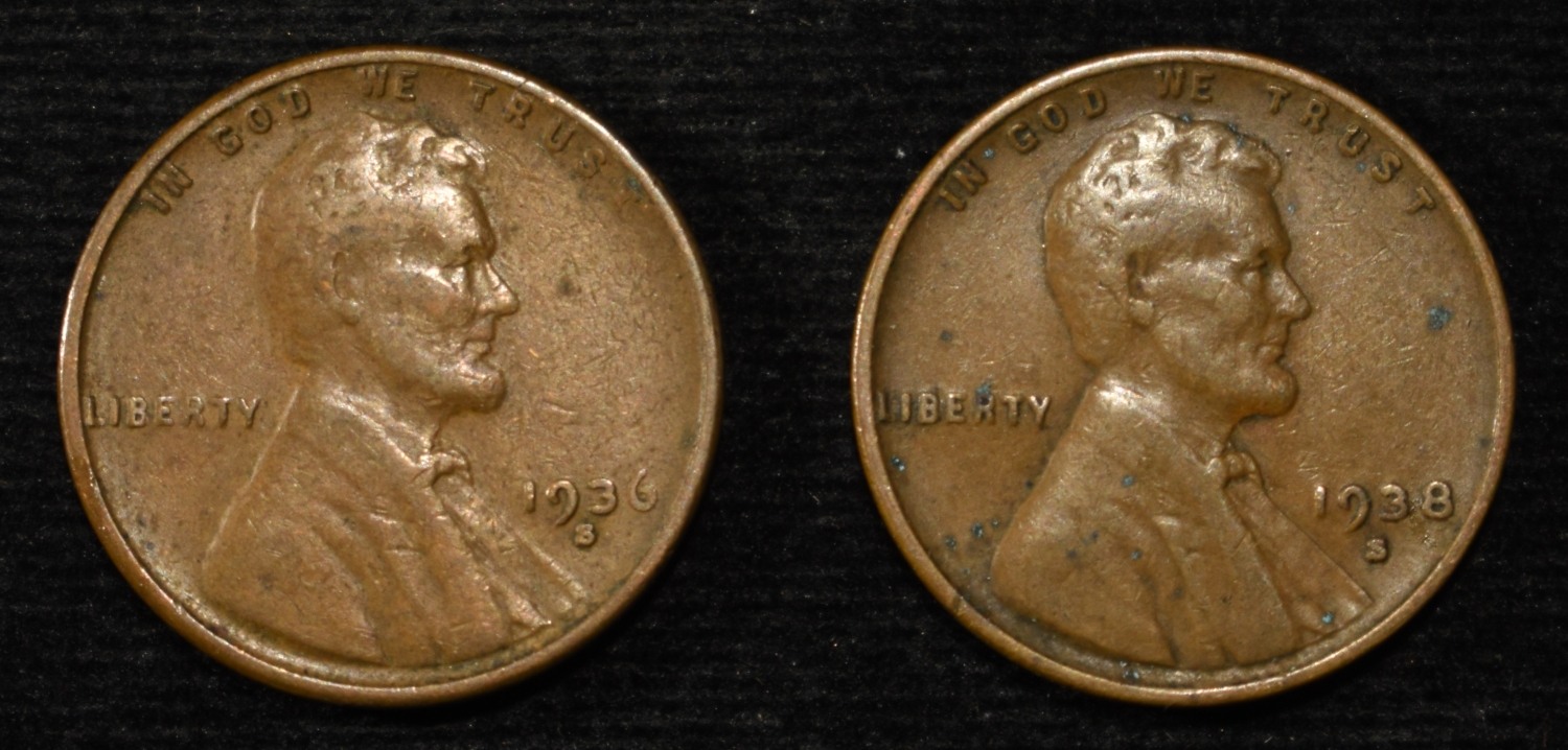 200 "S" MINT WHEAT CENTS