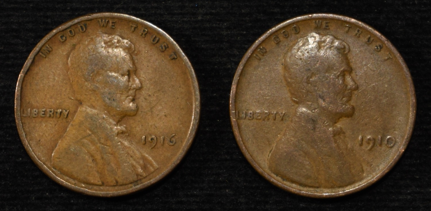 (105) WHEAT CENTS FROM THE TEENS