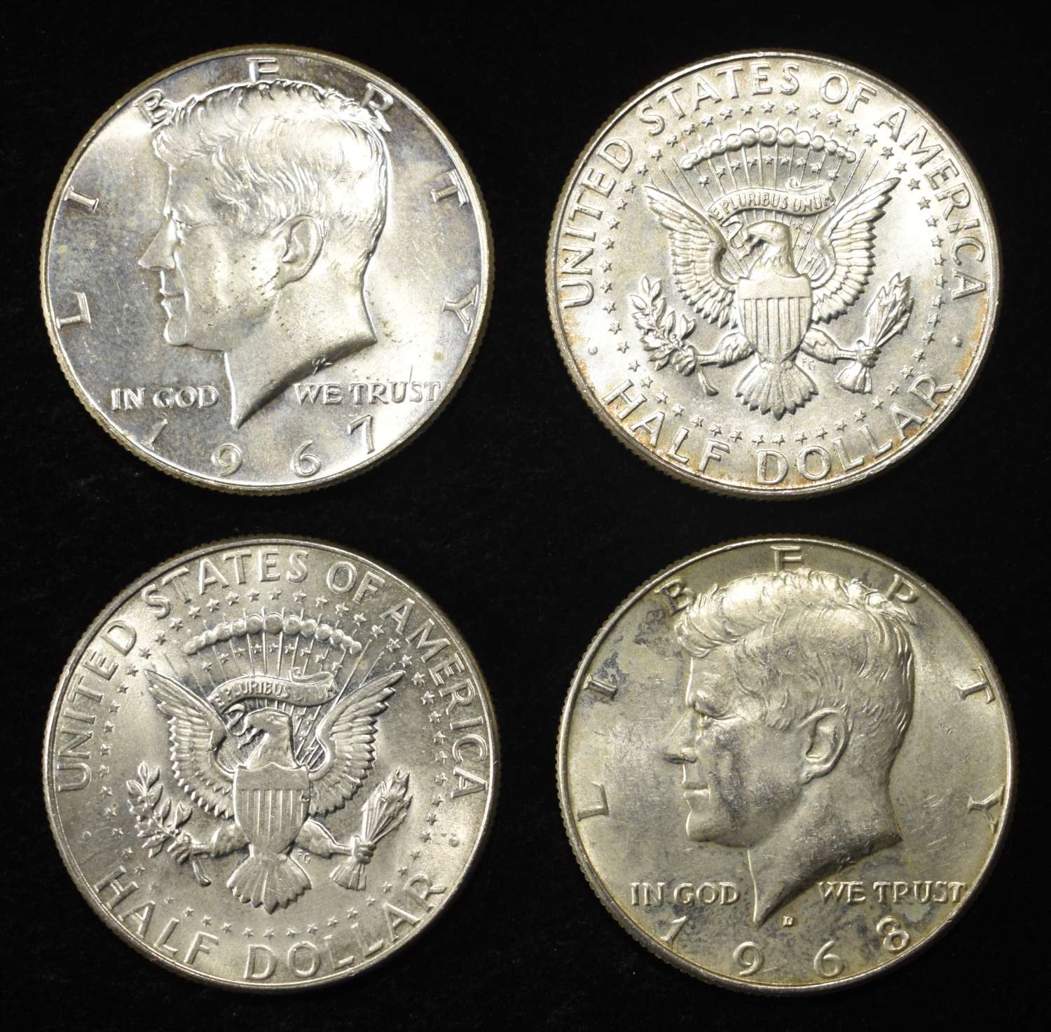 (20) 40% SILVER KENNEDY HALF DOLLARS