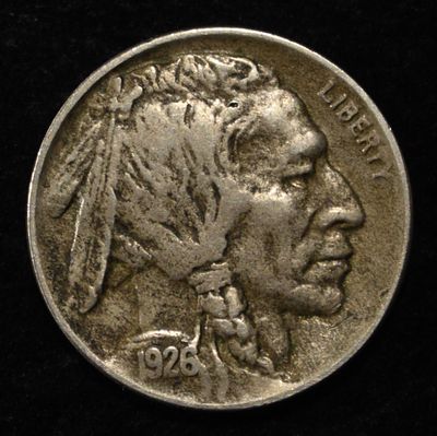 1926-D BUFFALO NICKEL XF. CHECK OUT OUR UPCOMING AUCTIONS ESTIMATE $170 - $200.