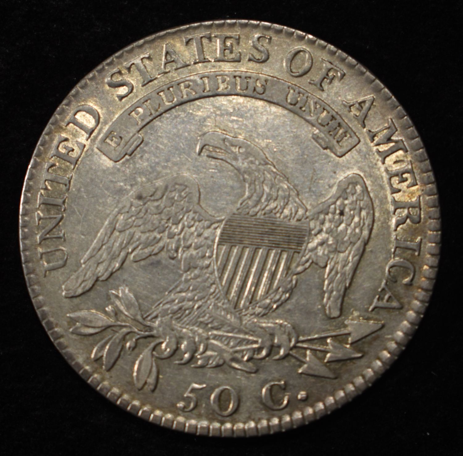 1818 BUST HALF DOLLAR CH AU