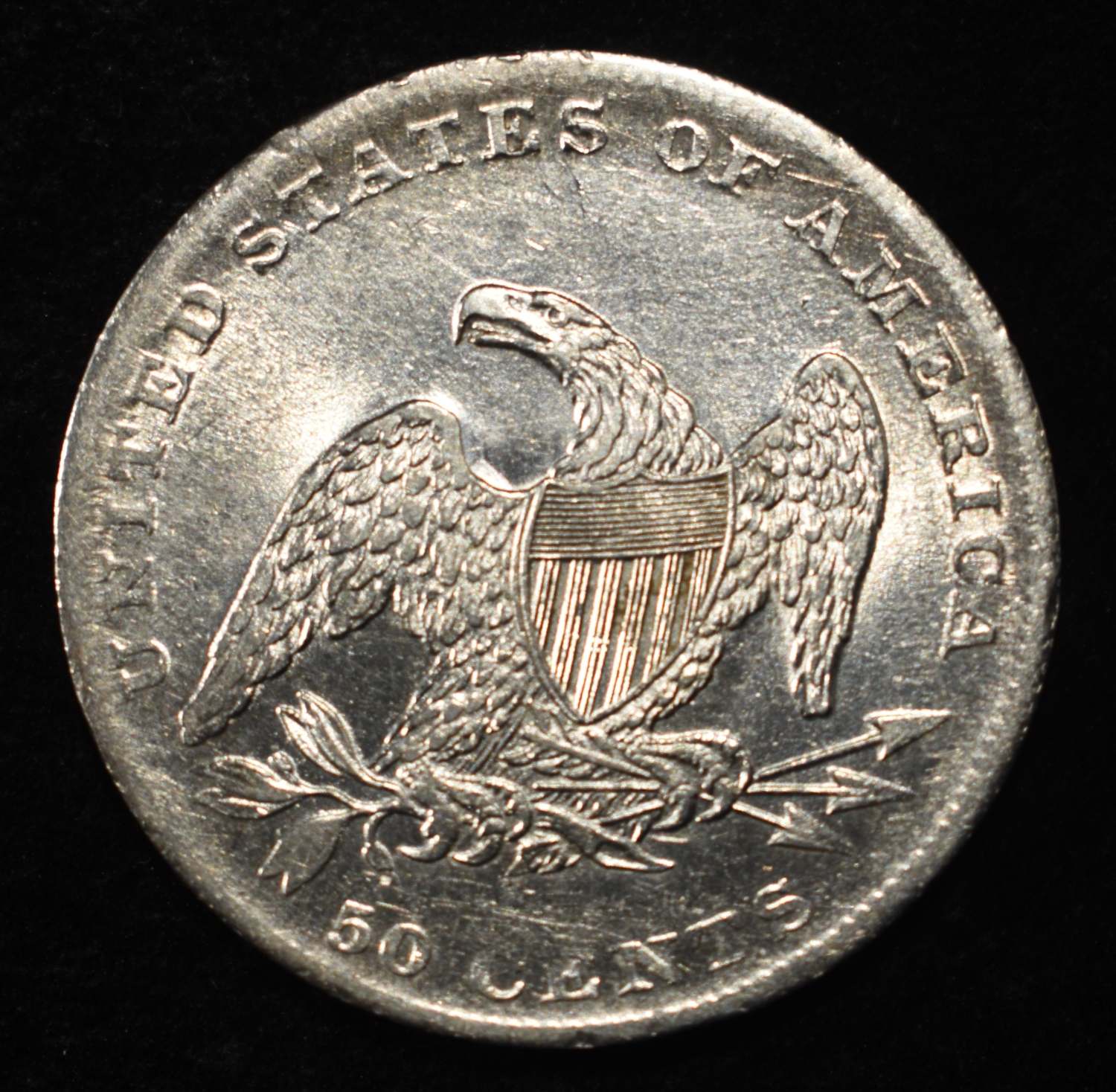 1837 BUST HALF DOLLAR BU