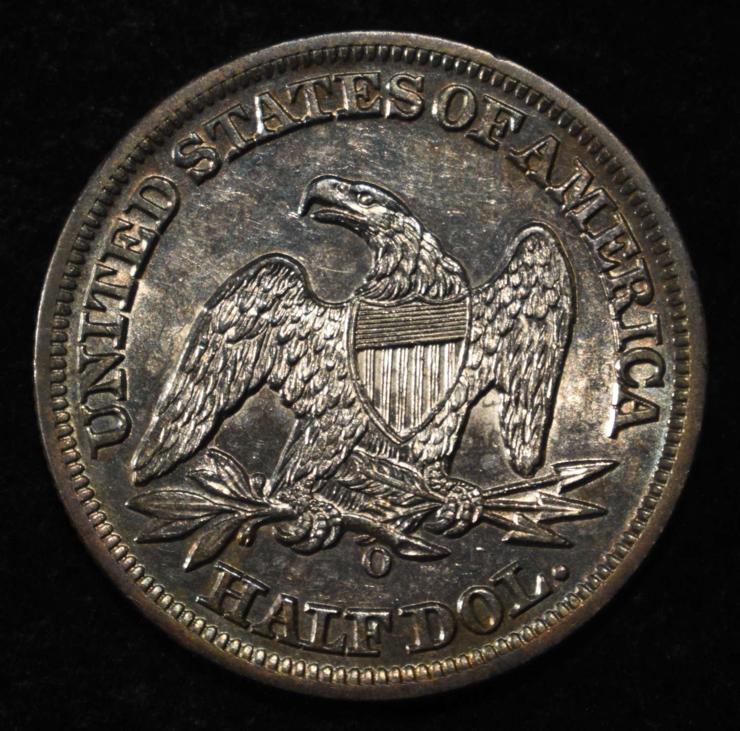 1859-O SEATED LIBERTY HALF DOLLAR CH BU