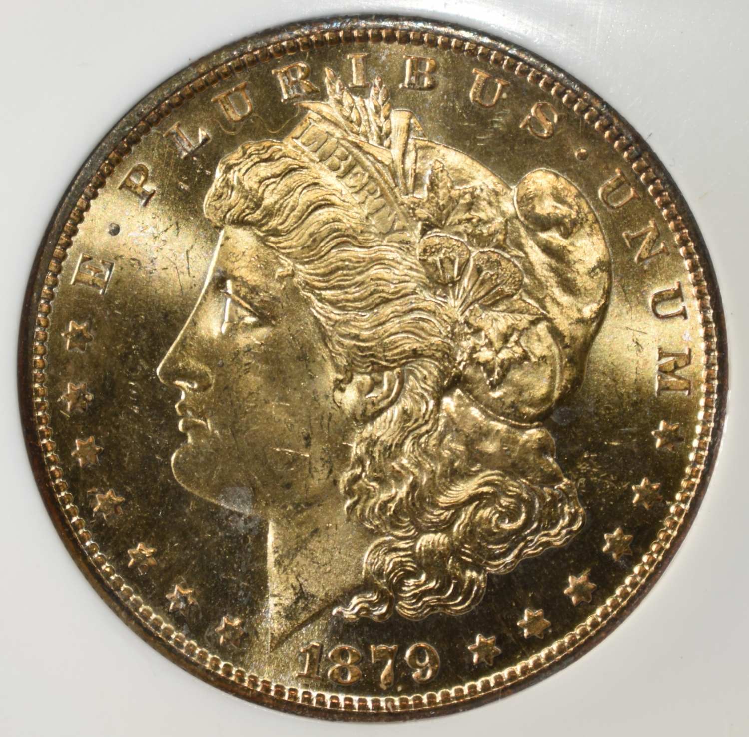 1879-S MORGAN DOLLAR PCI SUPERB GEM BU PL