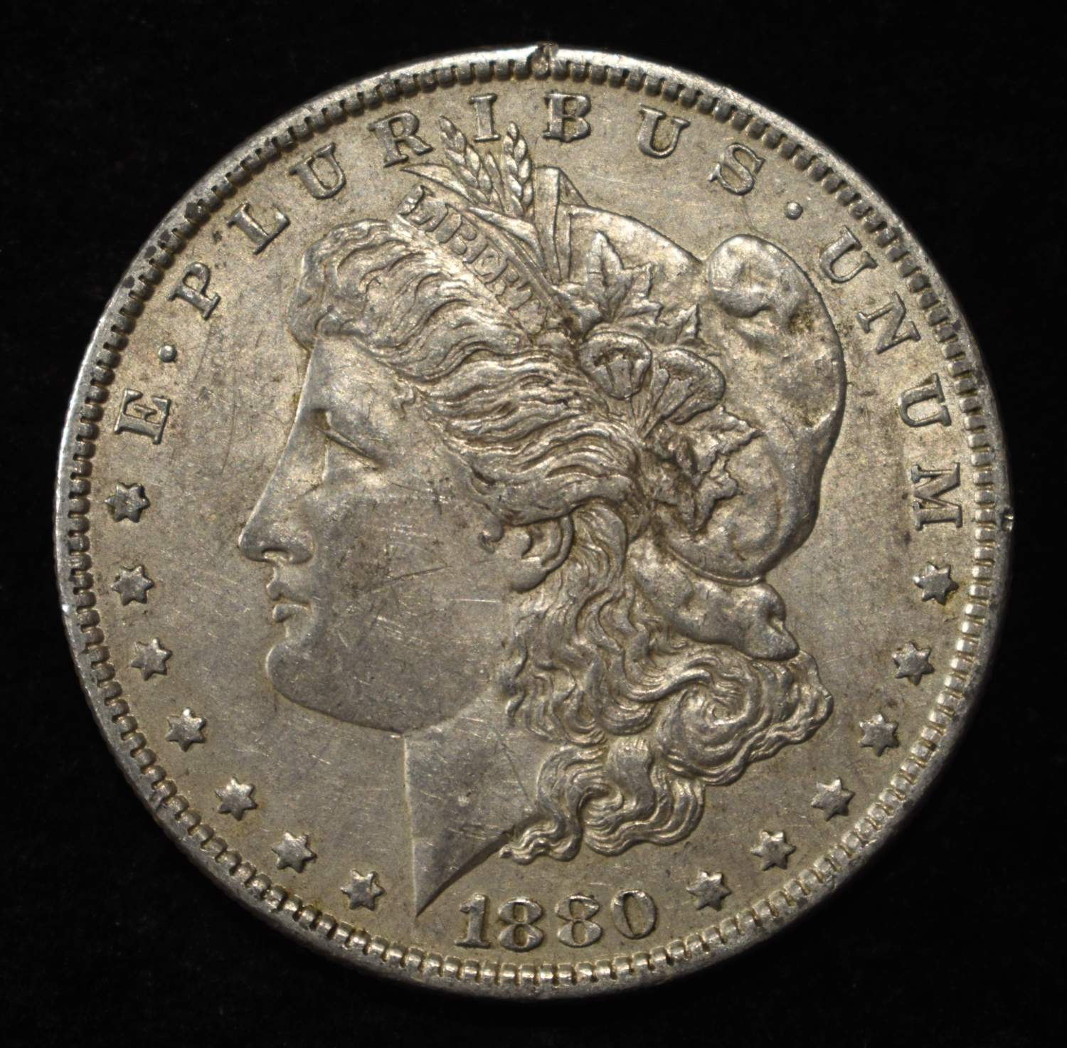 1880-O MORGAN DOLLAR XF/AU