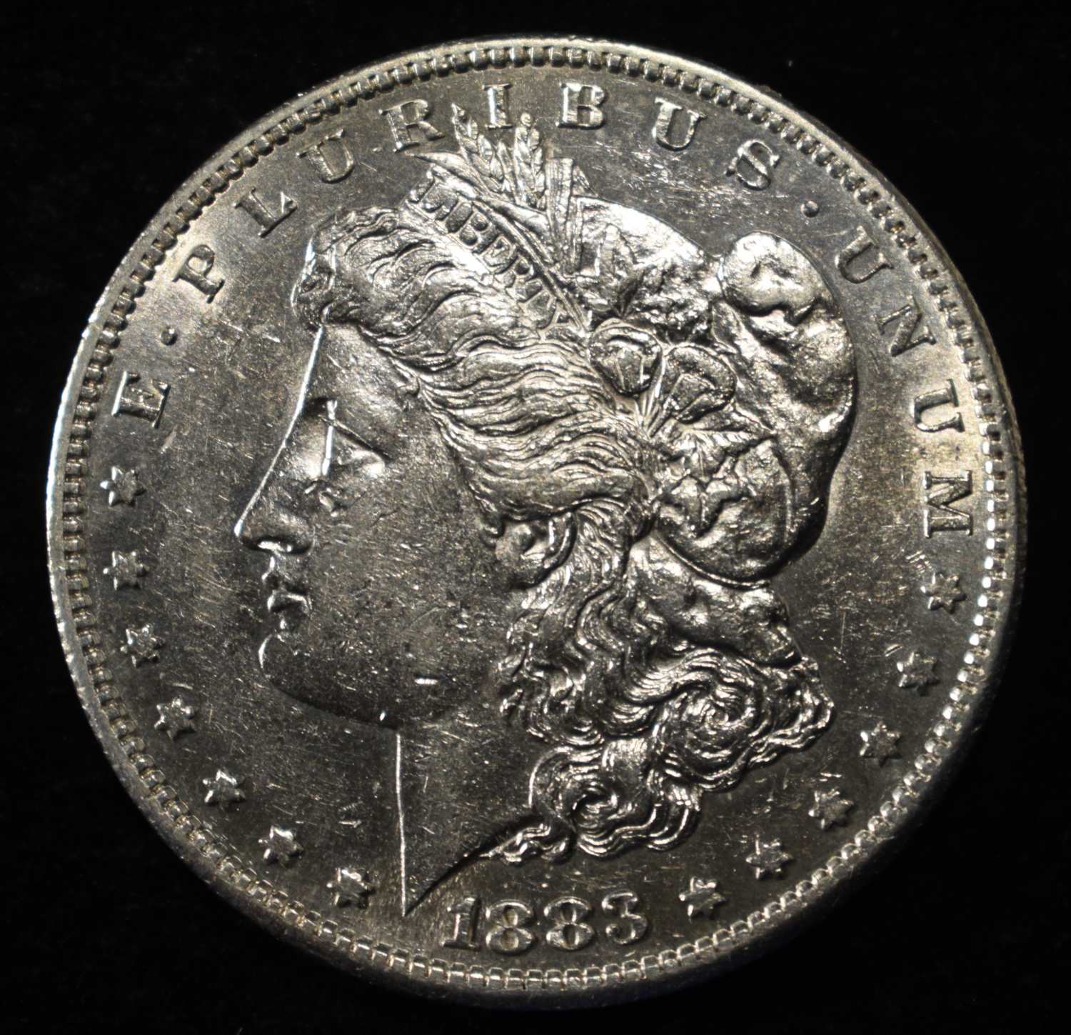 1883-S MORGAN DOLLAR AU/BU