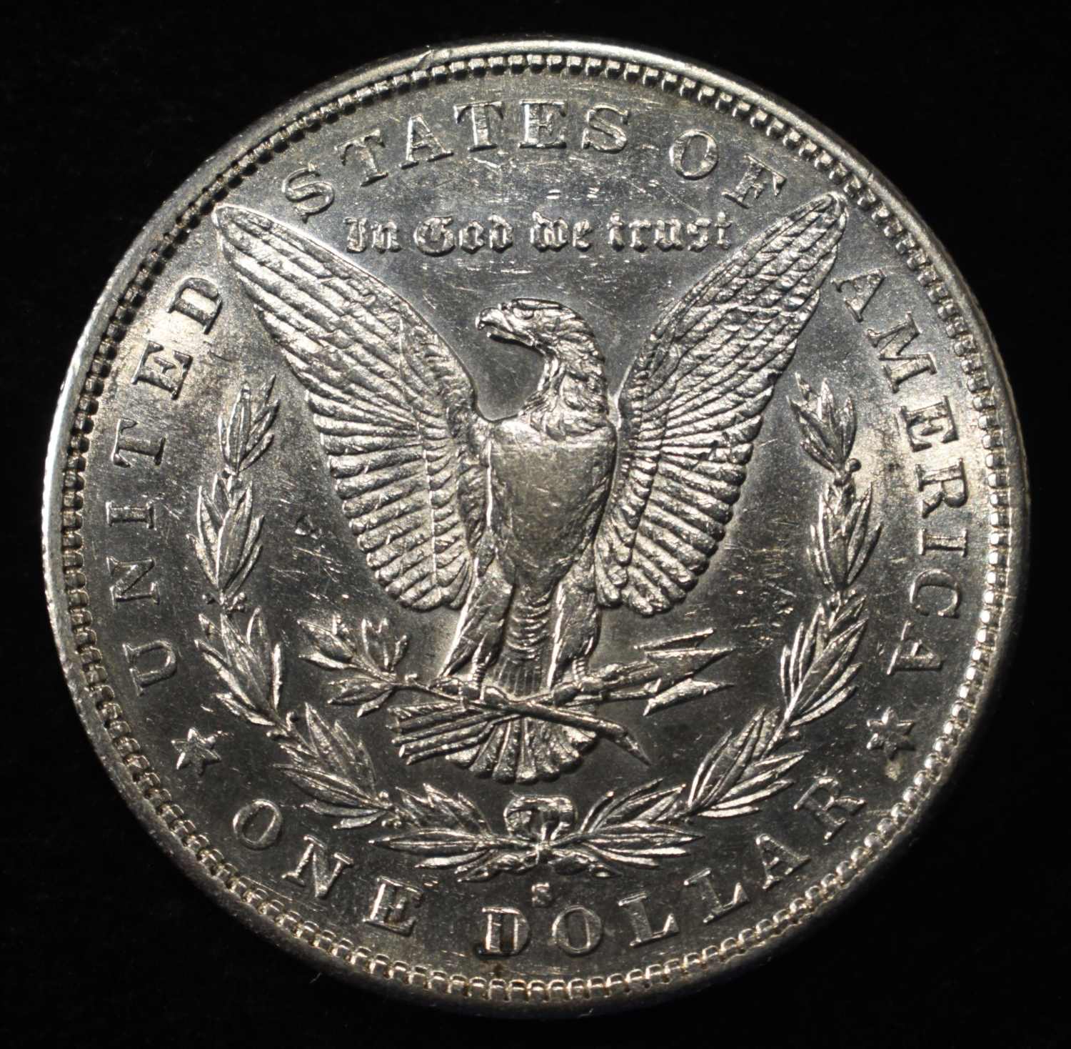 1883-S MORGAN DOLLAR AU/BU