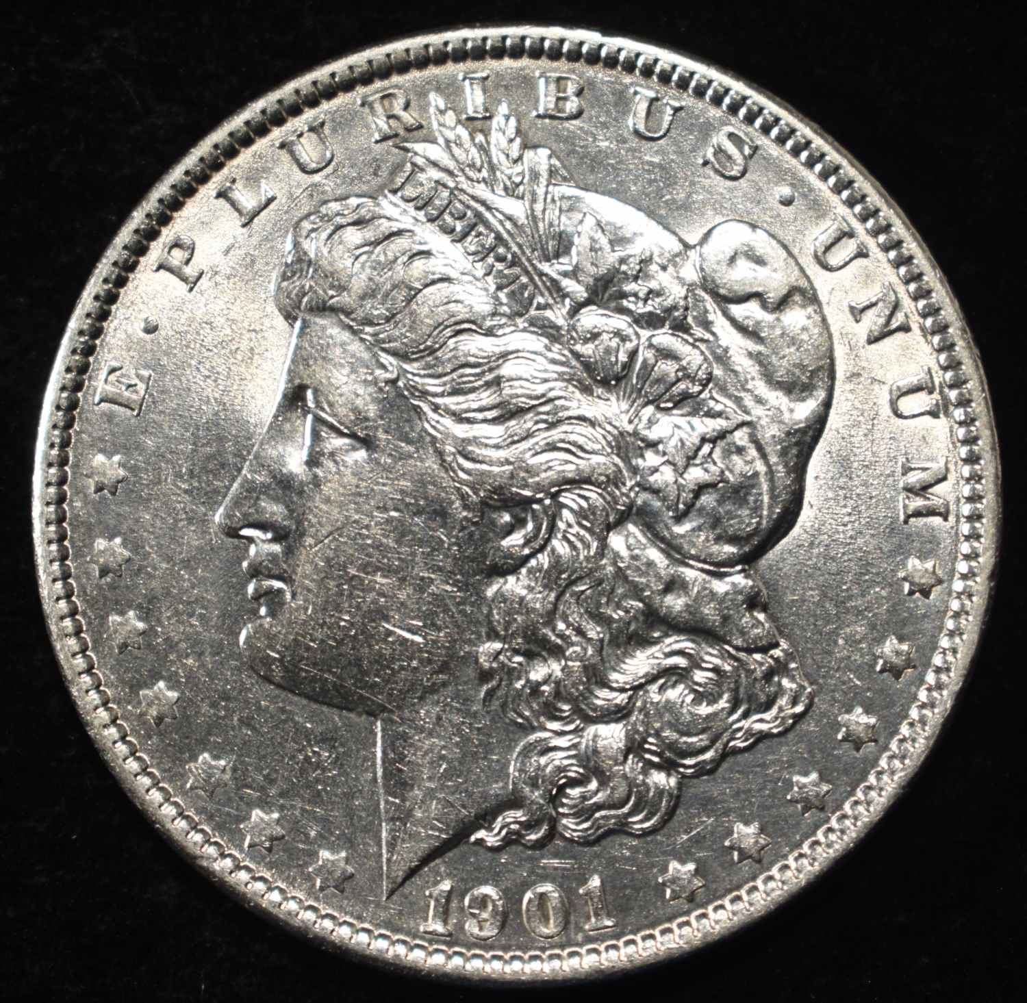 1901 MORGAN DOLLAR AU/BU