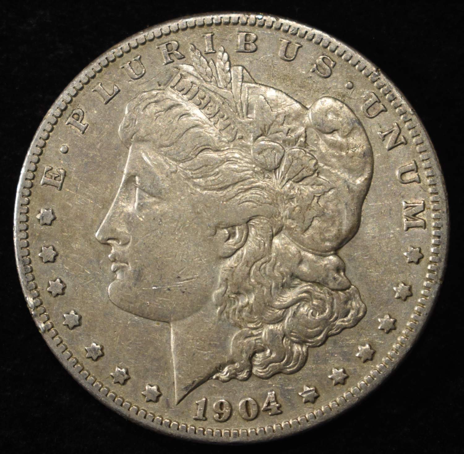 1904-S MORGAN DOLLAR XF