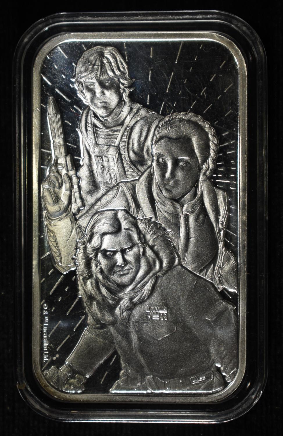 STAR WARS 1 OZ .999 SILVER BAR