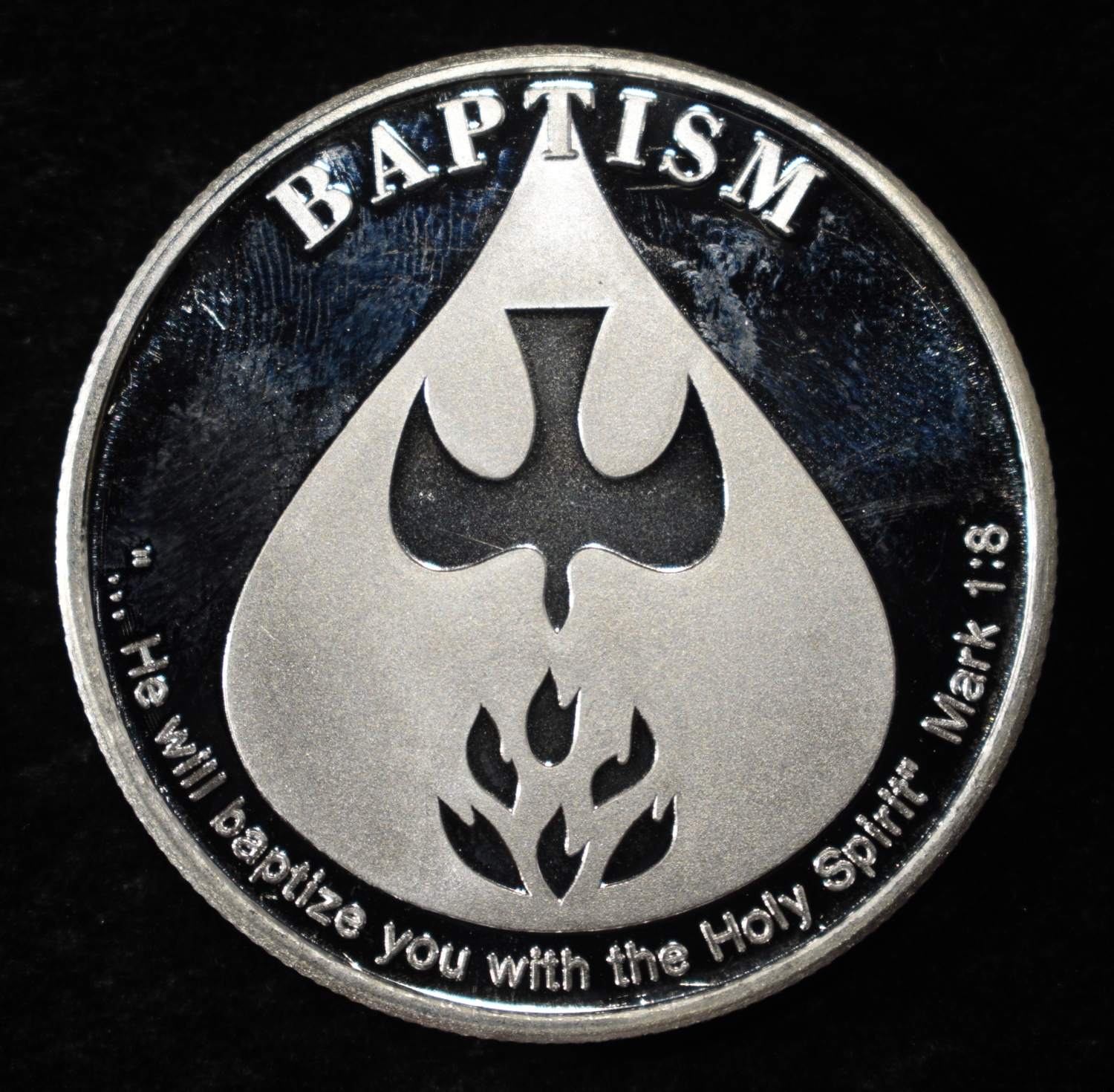 BAPTISM 1 OZ .999 SILVER ROUND