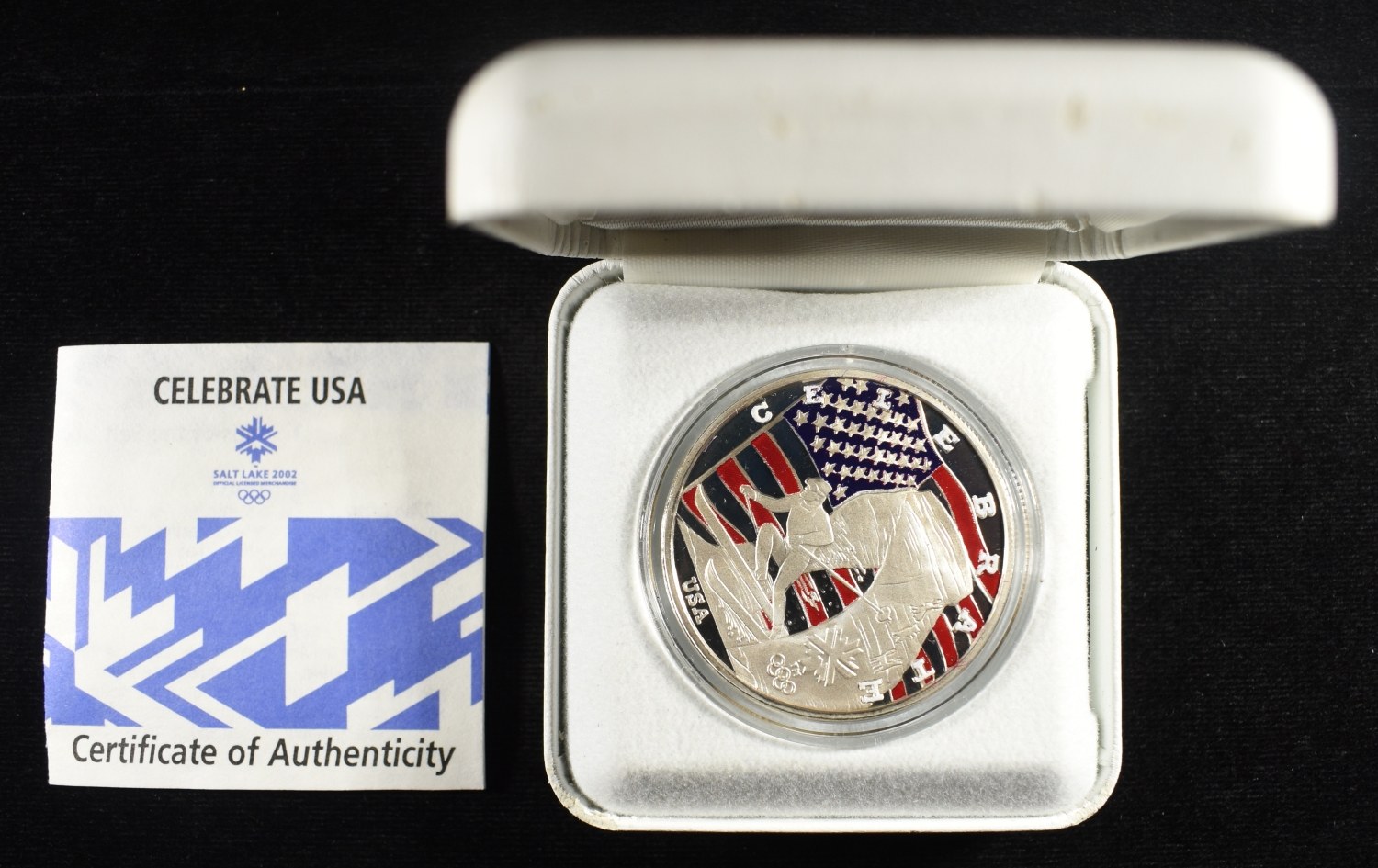 SALTLAKE WINTER GAMES 1 OZ .999 SILVER ROUND