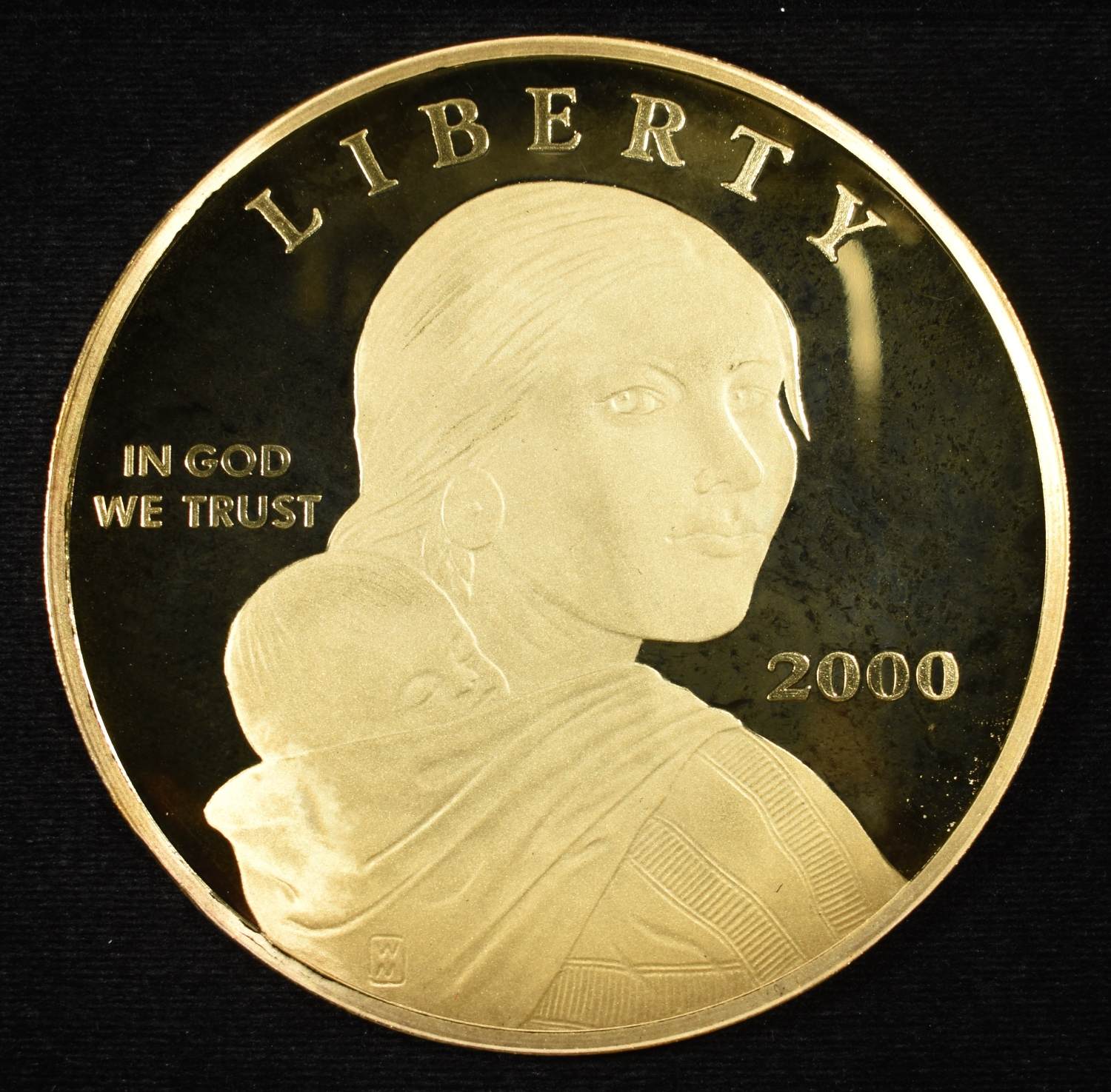 4 OZ .999 SILVER 24K GOLD LAYERED